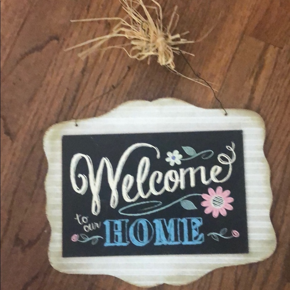 Welcome sign
